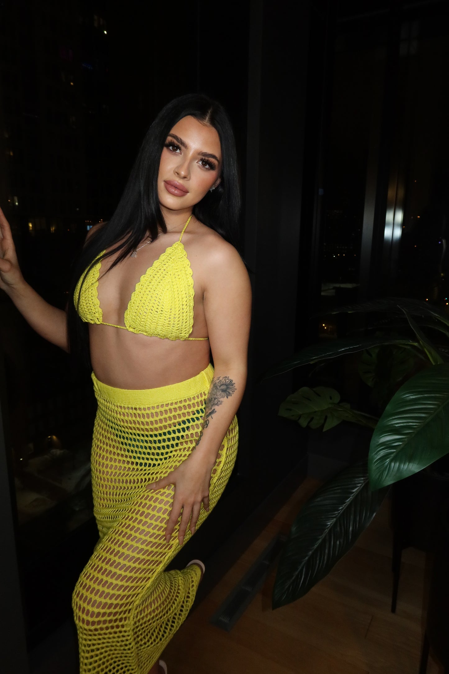 Beach Babe Yellow Set