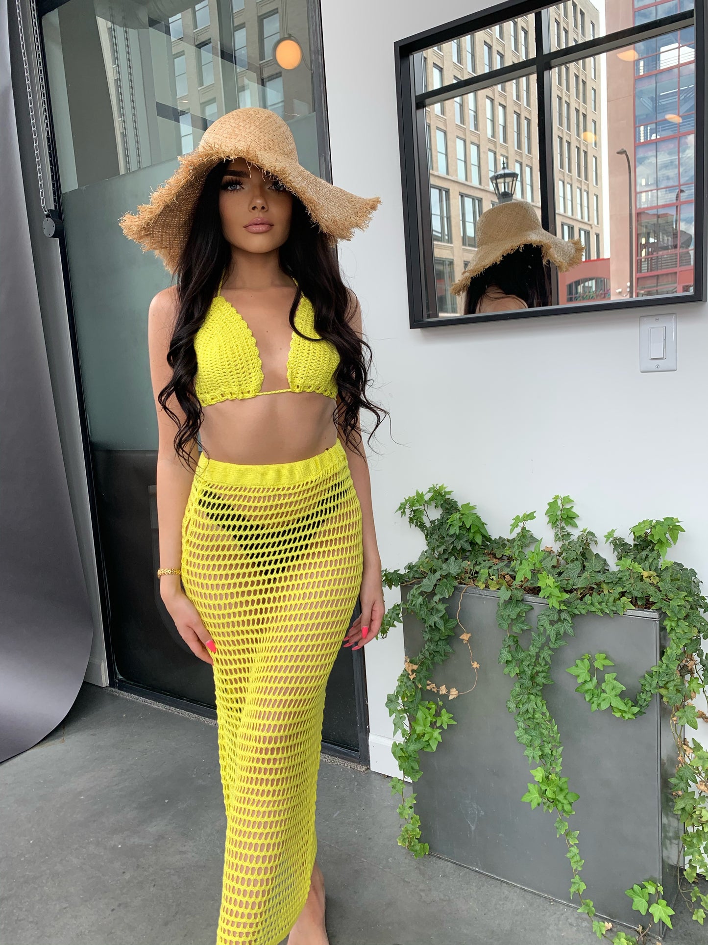 Beach Babe Yellow Set