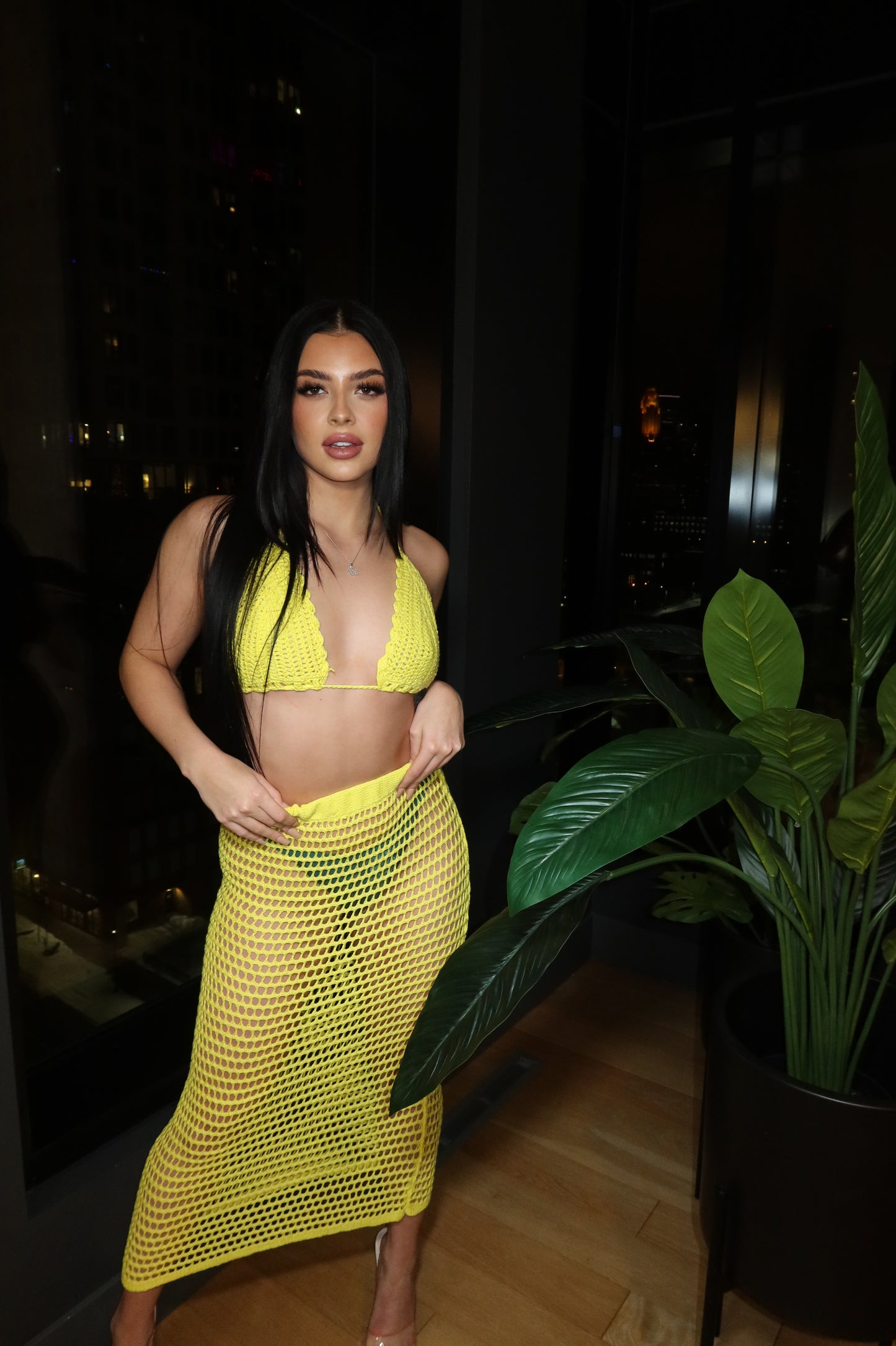 Beach Babe Yellow Set