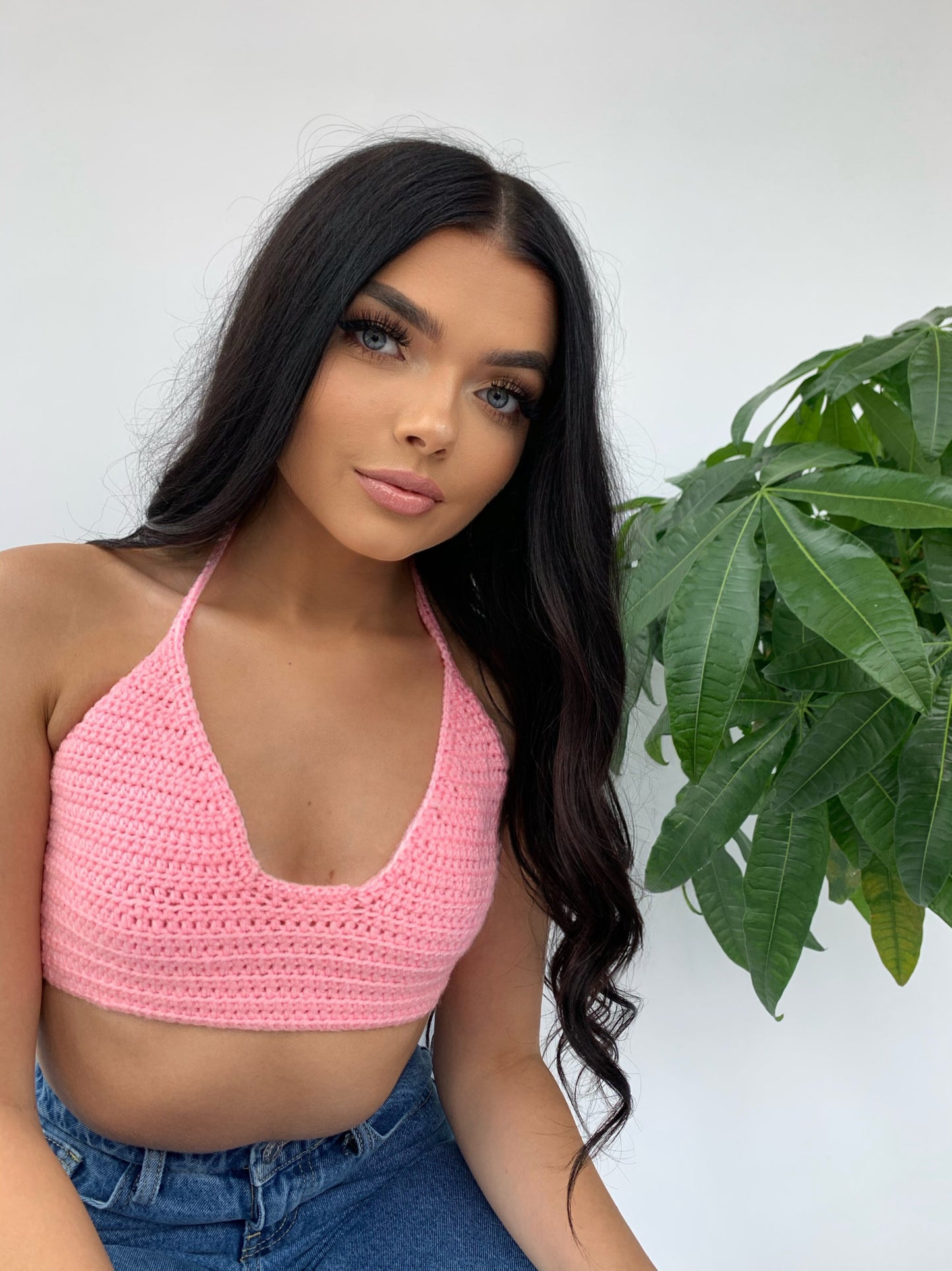 Pink Crop Top