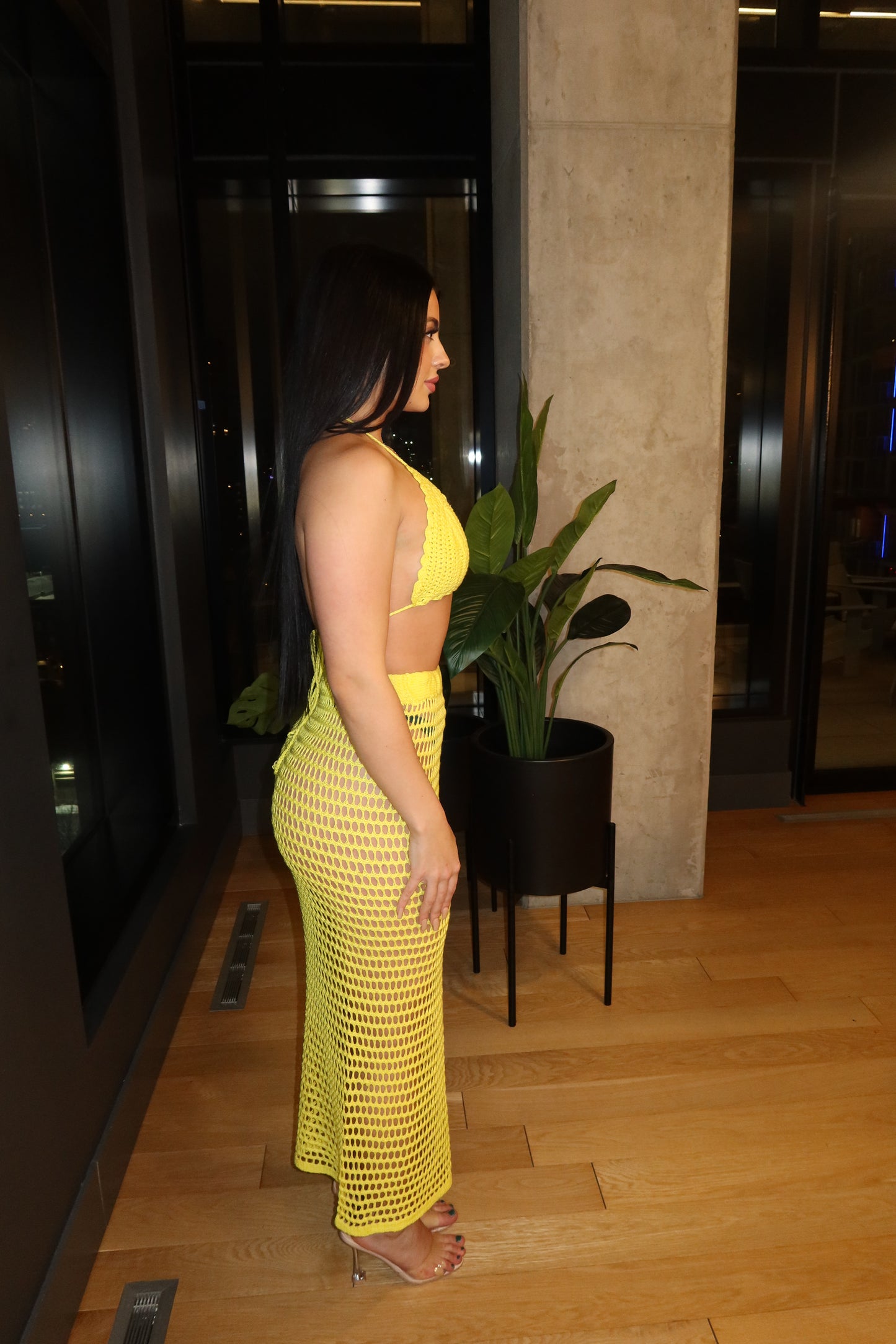 Beach Babe Yellow Set