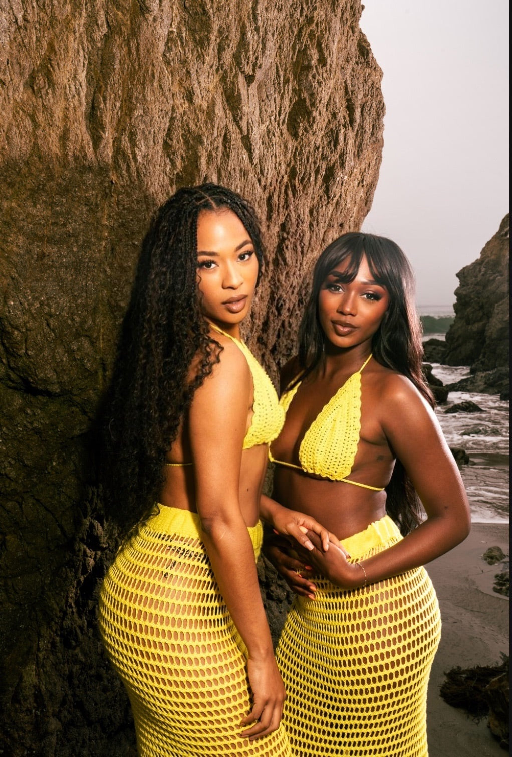 Beach Babe Yellow Set